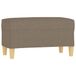 vidaXL Bankje 70x35x41 cm stof taupe