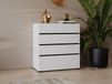 Mobistoxx CROSSAIR Commode CROSSAIR 4 tiroirs blanc