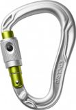 Edelrid HMS Bullet Permalock Karabiner met innovatieve sluiting grijs