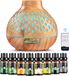 Aroma Diffuser sans marque - Bois - 400ml - Convient pour 60m² - Avec télécommande