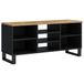 Meuble TV 100x33x46 cm manguier massif et bois traité