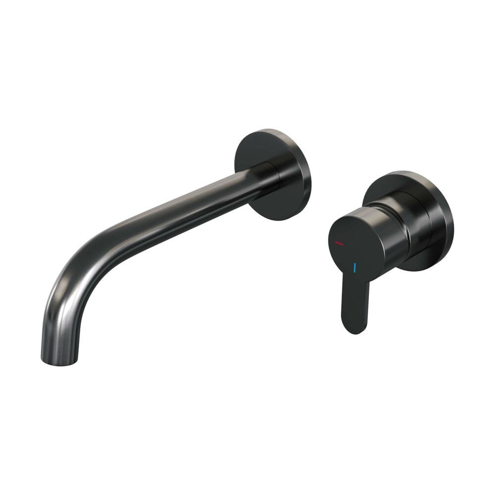Brauer Gunmetal Edition Inbouw Wastafelmengkraan - Zwart - 2022 Model