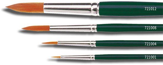 KREUL C. KREUL Ronde kwaststeel hobbyline basis, nylon, rond nummer 10