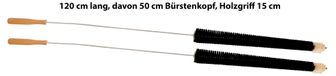 Muxel 2 x brosse pour radiateur en poil de chèvre