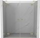 Mexen Lunar Duo porte battante douche 170 cm, transparent, or brossé