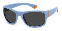 Polaroid PLD 8064/S AZURE/ GREY POLARIZED 54/17/120 Unisex Zonnebrillen
