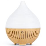 AiQInu Diffuser voor etherische oliën, 160 ml, aromadiffuser, luchtbevochtiger met 7 kleuren, led, ultrasoon, aromatherapie, automatische uitschakeling, BPA-vrij