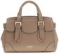 GUESS Sofia Small Satchel Imitatieleer Beige