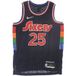 NBA Ben Simmons Phi76b College Navy Dri-fit Swingman Jersey City Edition Homme Débardeur de Basketball