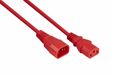 Kabelmeister SK1430-R050 Stromkabel Rot 5 m IEC C14 IEC C13