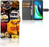 B2Ctelecom Motorola Moto G9 Play | E7 Plus Flip Cover Klompen