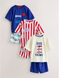 Next Jongens Pyjama Set 3-Pack Blauw