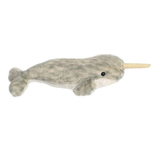 Aurora 31722 Mini Flopsie Narwhal - 8 inch - Grijs