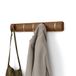 Umbra Flip wandkapstok met 5 haken, Licht walnoot/warm goud