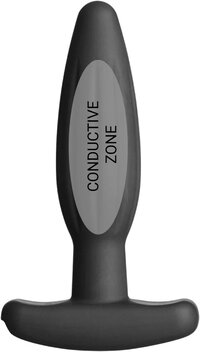 ElectraStim Silicone Noir Rocker Butt Plug Medium - Zwart