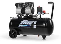 FIAC Mobiele luchtcompressor, stil, superilent 50, olievrije luchtcompressor, maximale druk 8 bar, vermogen 1 pk, tank 50 liter, geluidsniveau 58 dB LpA