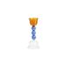 Bougeoir Tulip Multicolore Verre