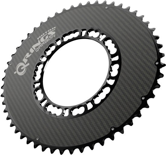 - Rotor Q Spiderring 53/39 Zwart