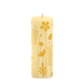 Bolsius rustieke stompkaars silhouette sunny edition botergeel 190/68mm