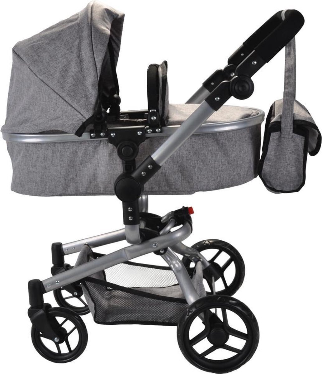 Bandits & Angels poppenwagen Modern Angel 2in1 grey