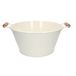 Dille &amp; Kamille Bassine, zinc, blanc cassé, 10 l