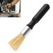 Pinceau à café Poils naturels - Manche en bois - 3,5 cm - Brosse de nettoyage
