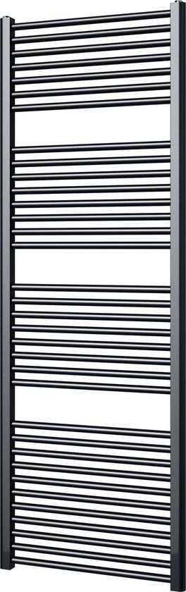Plieger Palermo Designradiator - Handdoekradiator - 170.2 cm x 50 cm - 799 Watt - Antraciet metallic
