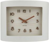 Karlsson Tafelklok Sole Squared - Wit - 8.4x22.1x16.9cm - Modern