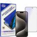 Samsung Verre de lumière bleue protection écran pour le Samsung A12 avec un bord noir