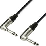 Adam Hall K4 IRR 0060 0.6m 6.35mm 6.35mm Zwart, Zilver audio kabel