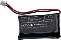 vhbw 1x Batterie Compatible Avec Educator Et-402 Receiver, Ez-900 Receiver, Ez-902 Receiver Collier De Dressage (300mah, 3,7v, Li-polymère)