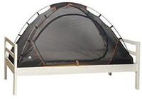Deryan Klamboe/Bedtent 1-persoons - 200x90 cm - Black Mesh