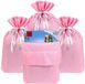 Dailygoods Sacs cadeaux 4 pièces Rose
