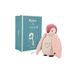 Kaloo Nachtlampje Pinguïn Roze - Pluche Nachtlampje Baby USB Oplaadbaar