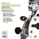 Ars Musici Previn - Chostakovitch - Berauer : Sonates & Passacaglia