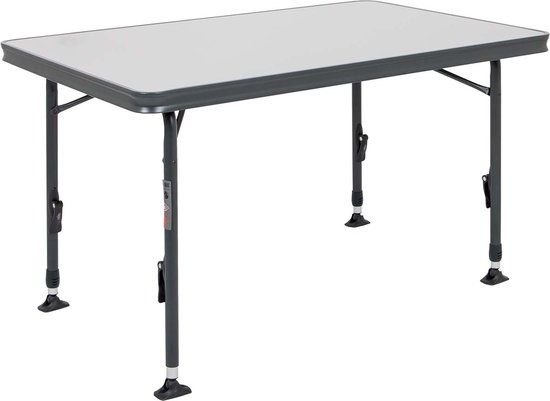 Crespo - AP/246 Tafel - 101x64 cm - Zwart - Melamine - Aluminium - Rechthoek - Opvouwbaar