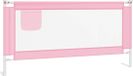vidaXL Bedhekje peuter 180x25 cm stof roze