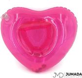 Jumada Opblaasbare Bekerhouder Hart - Voor Bekers / Blikken - Opblaas Drankhouder - Zwembadaccessoire - Opblaasfiguur - Hart