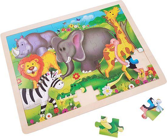 Playwood grote legpuzzel jungle - 8719348002899