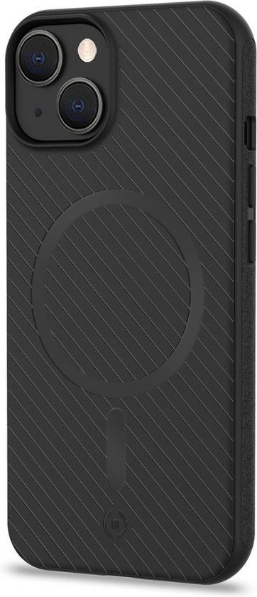 Celly iPhone 14 MagSafe Back Cover - Zwart