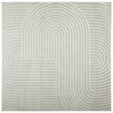 vidaXL Tapis intérieur et extérieur PALMERAS Vert 240 x 240 cm Polyester