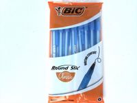 BiC Round Stic Classic Balpennen Blauw 8 Stuks