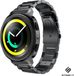 Strap-it Stalen Smartwatch bandje - Geschikt voor Samsung Gear Sport - Zwart