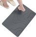 Tapis antidérapant pour salle de bain, séchage rapide, en terre de diatomées, utilisable pour les toilettes et la douche