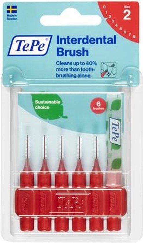 TePe Interdentale Rager Original Rood 0.5mm (6 stuks)
