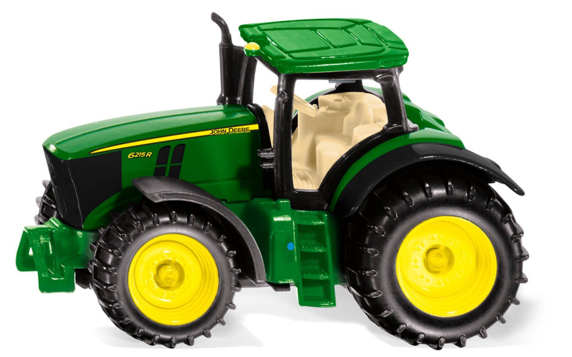 Siku John Deere 6250R Tractor - 1:87 Scale - Metal/Plastic - Green/Yellow