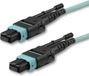 StarTech.com MPO12PL2M InfiniBand en Glasvezelkabel 2 m MPO/MTP Aqua-kleur
