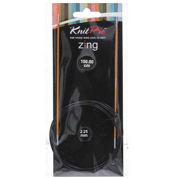 KnitPro Zing rondbreinaalden 150cm 2.00mm - 12.00mm