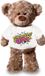 Bellatio Decorations Shoppartners Bv Knuffel teddybeer - beterschap oma - 24 cm - pluche - met shirt - ziek - cadeau