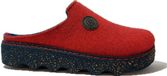 Rohde Easy N 35 klompen damespantoffels muiltjes vilt 6120 43 rood